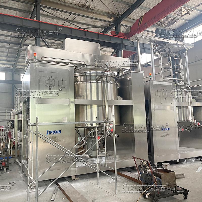 vacuum emulsifier mixer